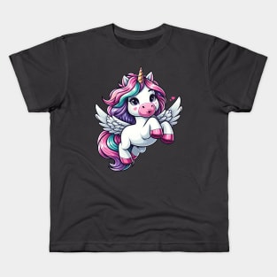 Unicorn S01 D70 Kids T-Shirt